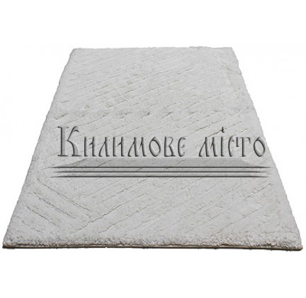 Carpet for bathroom Indian Handmade Parket RIS-BTH-5215 WHITE - высокое качество по лучшей цене в Украине.